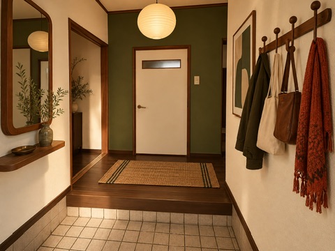 Entrance of Nara Rooms during renovation