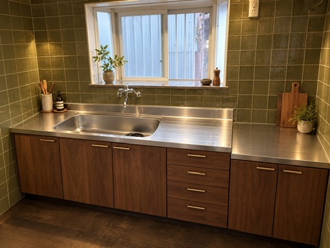 Shared kitchen at Nara House