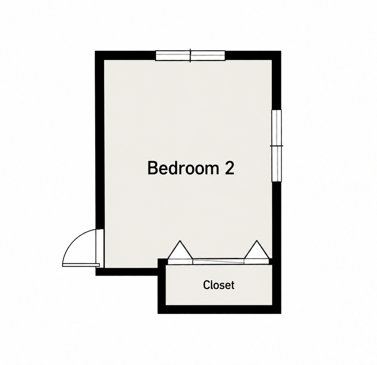 Floor plan of the Classic Room 1